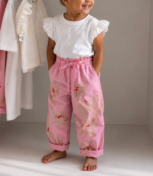 Pink Bloom Trousers