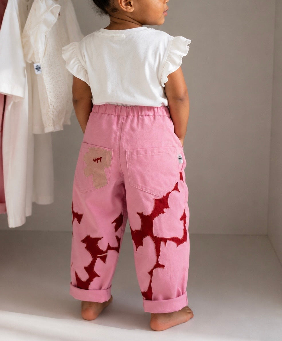 Pink Bloom Trousers