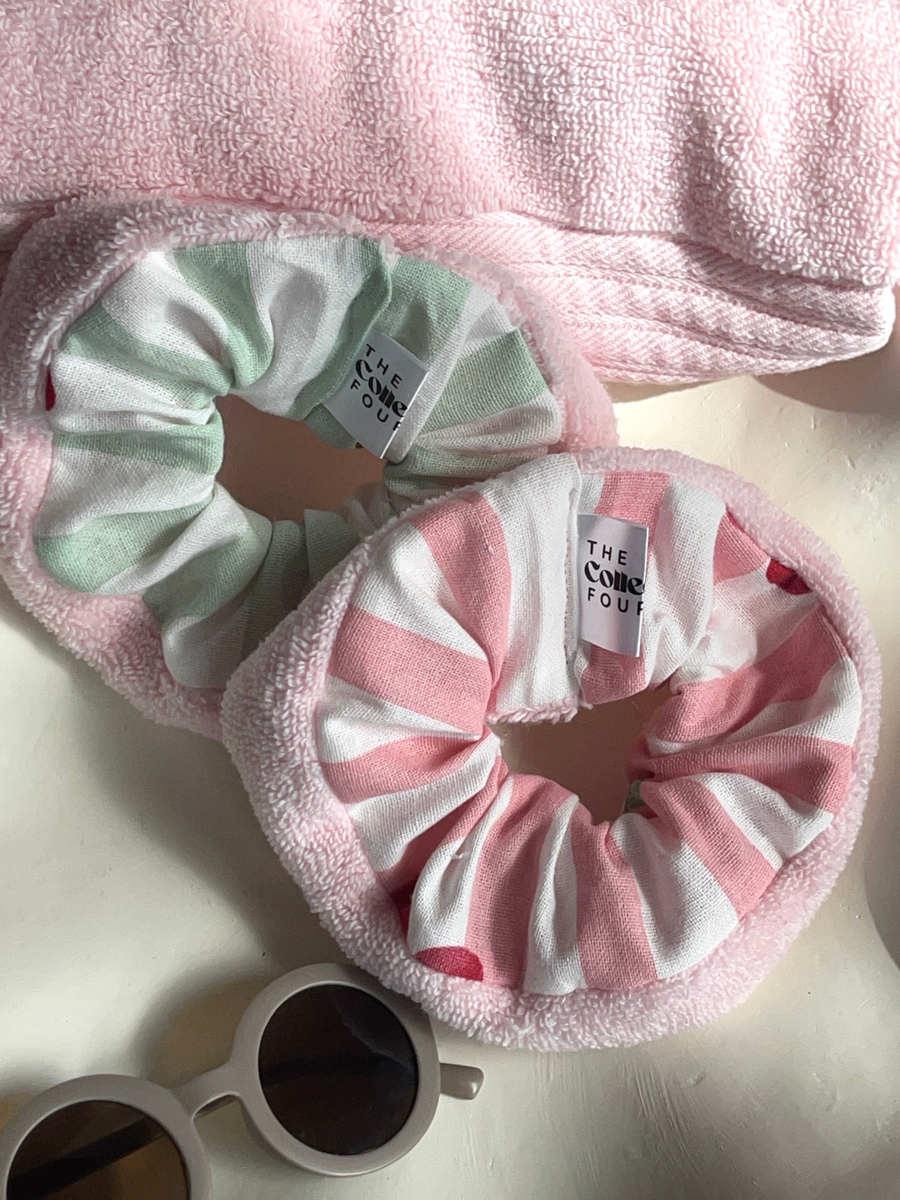 Towelling Hair Scrunchies